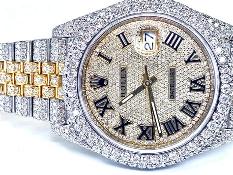 rolex watch with diamonds